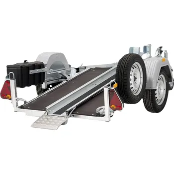 Přívěs k motorovému vozidlu Sklopný přívěs pro motocykl Debon MOTO 1®, 250x90, 750 kg