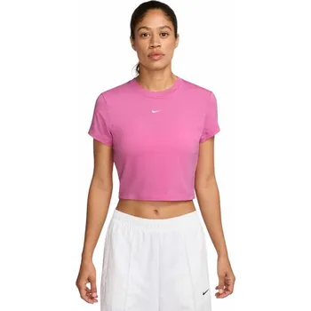 Dámské tričko s krátkým rukávem Nike SPORTSWEAR CHILL KNIT W růžové HF9538-675 - S | UK 9,5 | US 12