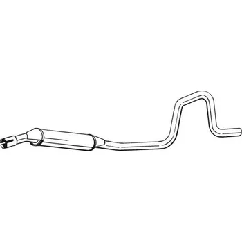 Výfukový systém Střední tlumič výfuku BOSAL 285-381