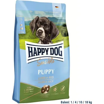 Krmivo pro psa Happy Dog Sensible Puppy Lamb & Rice 1 kg