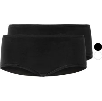 Kalhotky esmara® Dámské kalhotky s BIO bavlnou, 2 kusy