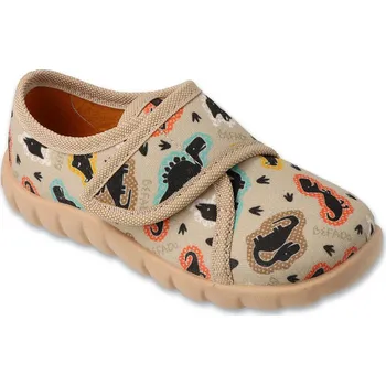 Chlapecké bačkory dětské bačkory Befado Flexi s dinosaury 457P002 velikost 23