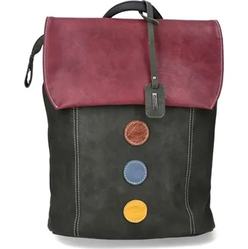 Kabelka Dámská Dámský batoh RIEKER H1357-54 zelená W5 H1357-54 GREEN COMBINATION H/W5 -UNI-