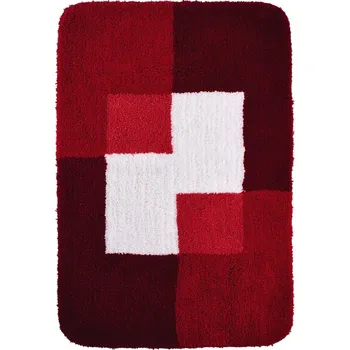 Koupelnová předložka Ridder Coins Protiskluzová koupelnová předložka 60x90 cm, červená, 7103306