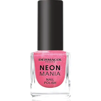 Lak na nehty Dermacol Neon Mania lak na nehty odstín 5 Bubblegum pink 5 ml