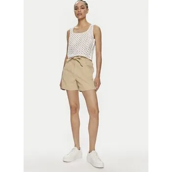 Pánské kraťasy United Colors Of Benetton Šortky z materiálu 4DUKD9019 Béžová Regular Fit 50