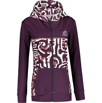 Dámská mikina Dámská mikina na zip premium ALTISPORT VOJ/ALW060MI02 VÍNOVÁ M