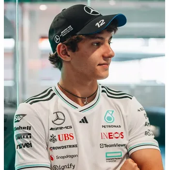 Pokrývka hlavy Mercedes Kimi Antonelli kšiltovka (Originální čepice Antonelli Mercedes)