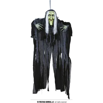 Guirca Visící dekorace - Bosorka zelená 90 cm