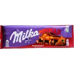 MILKA MMMAX Mandel Karamell ( TRVANLIVOST DO 13.3.2026 - 3ks) - čokoláda s mandlemi a karamelovou náplní - 300g
