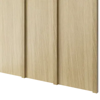 Obklad Lamele 3D Designový obkladový panel JAPANDI (MDF), EVROPSKÝ DUB CPL, 24 x 300 x 2750 mm (0,825 m2)