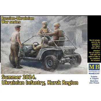 Plastikový model Master Box 1/35 Ukrainian Infantry, Kursk Region Summer 2024