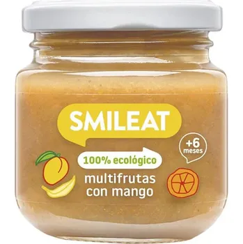 BIO ovocný příkrm jablko, hruška, banán, mango a pomeranč 6M+ 130g