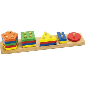 Hračka pro nejmenší Viga Dřevěná vkládačka tvary