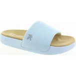 RIEKER Dámské modré pantofle W3250-12-355 Velikost 42