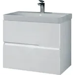 Olsen Spa Venecia Umyvadlová skříňka s umyvadlem 60 cm, bílá, OLNWE160+OLKWE160