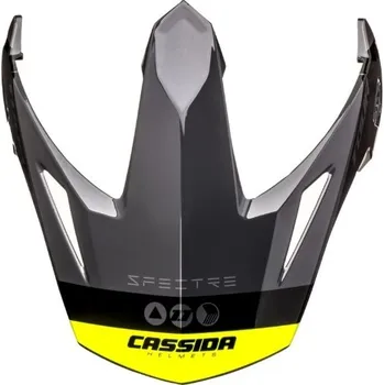 Motodoplněk Kšilt Cassida Tour 1.1 Spectre černo-šedo-fluo žlutý
