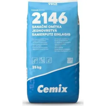 Omítka Omítka sanační jednovrstvá 2146 25 kg Cemix