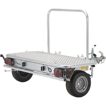 Přívěs k motorovému vozidlu DEBON – CAMP – Kompaktní přívěs pro motocykl nebo jízdní kola, 80x200, 750 kg