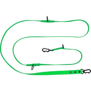 Vodítko pro psa Hunting Dog zelené přepínací vodítko s hliníkovou karabinou 280 cm Velikost: 20 mm