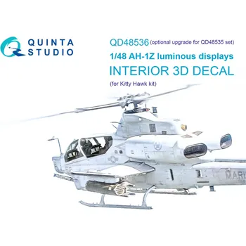 Plastikový model Quinta studio 1/48 AH-1Z Zulu Cobra/Viper luminous displays