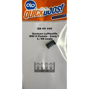 Plastikový model Quickboost 1/48 German Luftwaffe WWII pedals - early