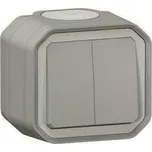 Přepínač sériový řazení 5 Legrand Plexo šedá