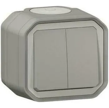 vypínač Přepínač sériový řazení 5 Legrand Plexo šedá