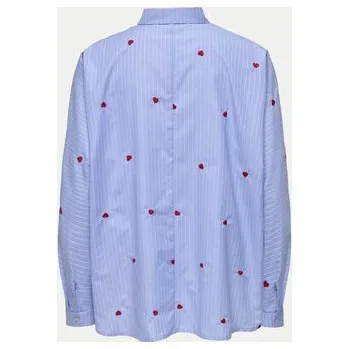 Pánská košile ONLY Košile 15344336 Modrá Box Fit M