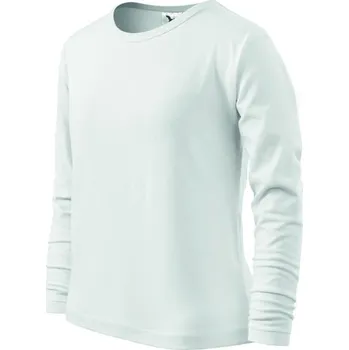MALFINI FIT-T LS 121 triko dětské s dlouhým rukávem Barva: bílá, Velikost: 110 cm/4 roky