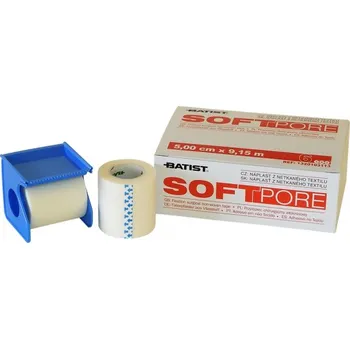 Náplast SOFTPORE - Netkaná náplast 2,5 cm x 9,15 m cívka, nesterilní - 12 Ks