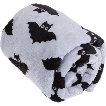 Dětská deka Kaarsgaren Deka Flanel fleece netopýři 70x100cm