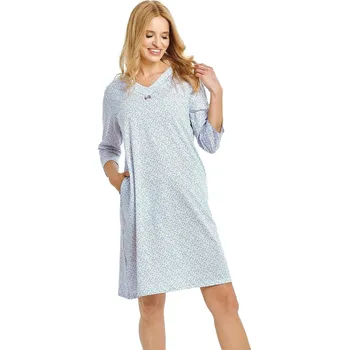 Dámská noční košile Noční košile TARO DEBORA 3449 modrá XL 0
