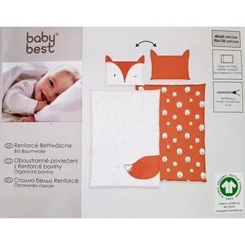 Povlečení Baby Best Dětské oboustranné povlečení z Renforcé bavlny 40 x 60, 90 x 135 cm 989314