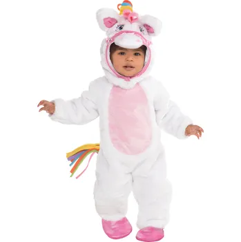 Karnevalový kostým Amscan Dětský kostým pro nejmenší - Jednorožec Velikost nejmenší: 12 - 24 měsíců