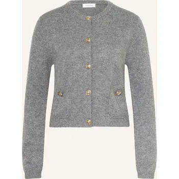 Dámský svetr Darling Harbour Dámský Pletený Kardigan Z Kašmíru, šedá, 42