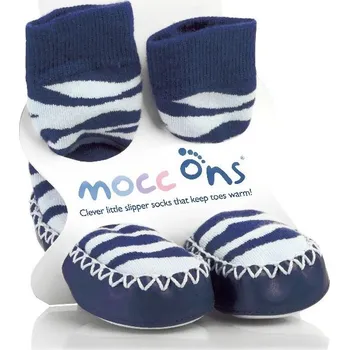 Capáčky Baleríny Mocc Ons - Zebra 18-24 měsíců