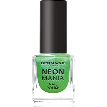 Lak na nehty Dermacol Neon Mania lak na nehty odstín 8 Lime Splash 5 ml