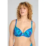 Plavková podprsenka Triola 89259 - BLV27/tyrkysová / 75 / D f89259-27