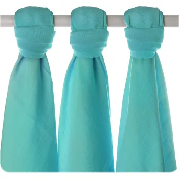 Plena Bambusové pleny XKKO BMB Tyrkys 70x70cm - 3ks