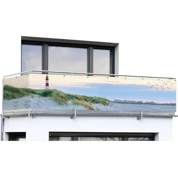 balkonová zástěna Plastová balkonová zástěna 500x85 cm North Sea Coast – Maximex ID_1777928
