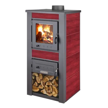 Krbová kamna Protermo ALPINA BOILER 30KW - červená