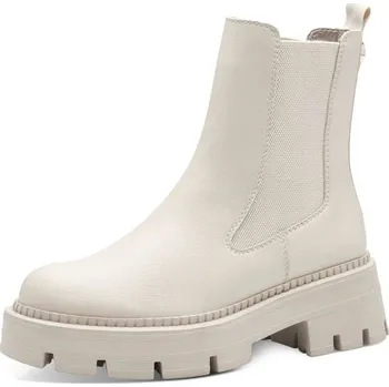 Dámské kozačky Tamaris Dámská kotníková obuv TAMARIS 25408-41-400 béžová W5 40