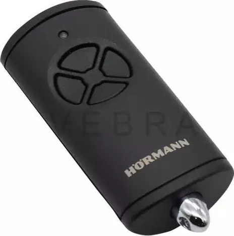 Hörmann dálkový ovladač HSE 4 BS (Dálkový ovladač pohonu brány a vrat, 4-kanálový 868 MHz BiSecur, matný černý)
