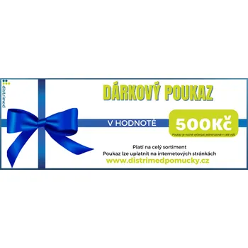 Dárková visačka Poukaz v hodnotě 500 Kč