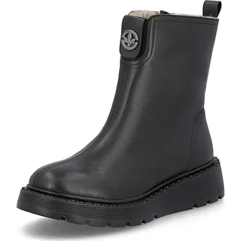 Dámské kozačky Dámská kotníková obuv RIEKER 70453-00 černá W5 43