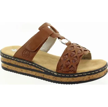 Dámské pantofle RIEKER Dámské hnědé pantofle 629K9-24-355 Velikost 39