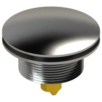 Sifon EBS Krytka pro výpust Click.Clack k vaně Diora, broušená nerez 208704