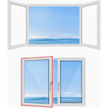 Těsnění do okna a dveří HOOMEE Univerzální okenní těsnění pro přenosné klimatizace a sušičky 400 cm