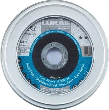 Příslušenství k nářadí LUKAS Řezné kotouče T41 115x1,0x22,23 A60Z-BF Inox -10 v plechovce, AT007231V9807010